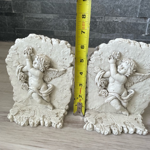 Ceramic Angel Bookends - Picture 5 of 7